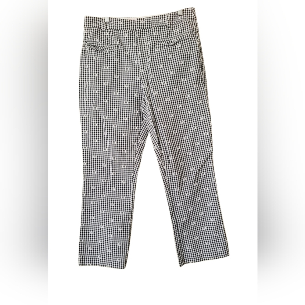Anthropologie Maeve Checkered Women's Pants Size 10